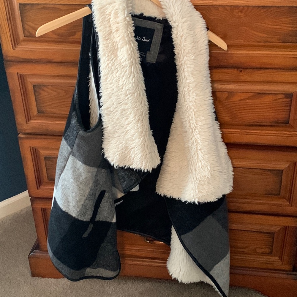 Cozy flannel vest